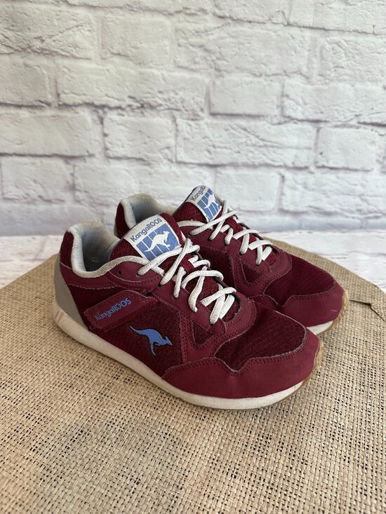 kangaROOS Shoes - kangaROOS 80's retro sneakers Burgundy Maroon size 8